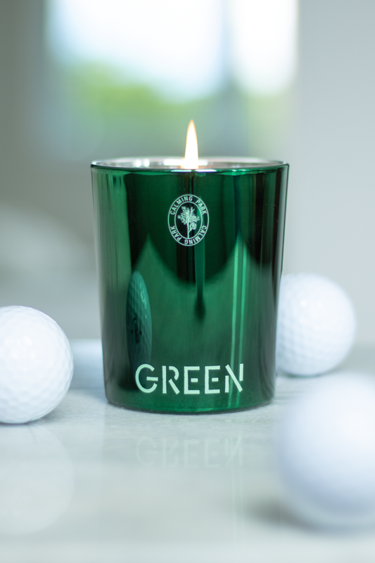GREEN The scented candle