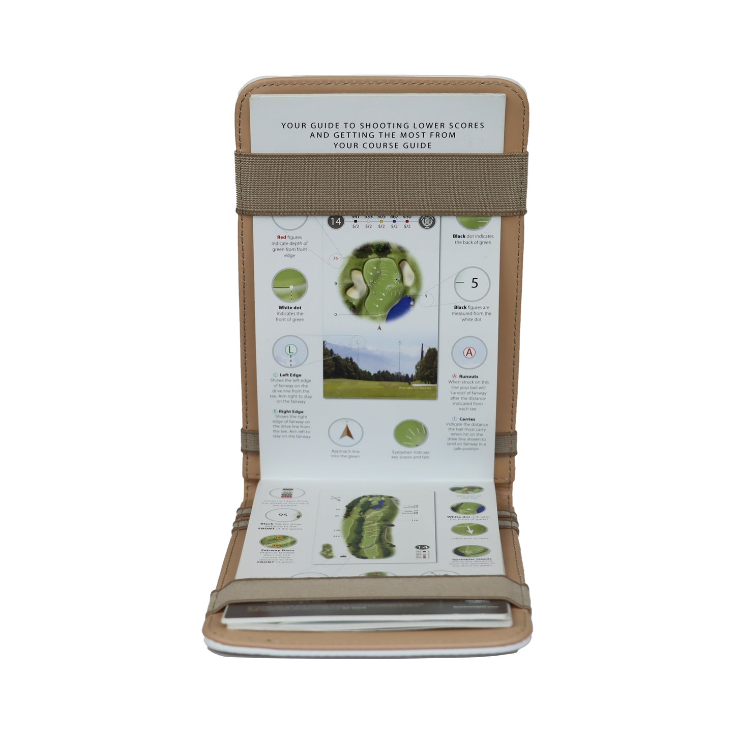 White GL Yardage Book Cover